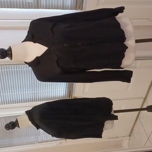 4/$80 Black Long Sleeve Blouse - Size Medium